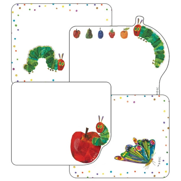5x7 inches Personalised plus envelope. Very Hungry Caterpillar birthday card